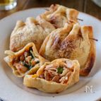 【納豆とキムチの油揚げ巾着】高たんぱくヘルシーおつまみ