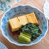 【小松菜と厚揚げのカレー風味煮びたし】我が家の定番♪