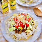 美味しさ伝わる♡『レモスコDE簡単タコライス』