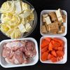 【鶏もも肉と白菜の洋風あんかけ】の下準備