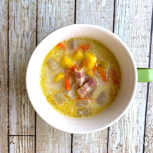 朝食にもꕤ我が家の定番豆乳スープ