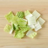 白菜のざく切り