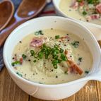 衝撃的に美味しい《新玉丸ごと♡豆乳和風スープ》