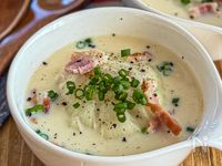 衝撃的に美味しい《新玉丸ごと♡豆乳和風スープ》