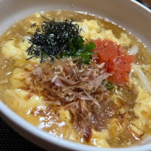 ぽちゃこの作ってみた!投稿(【ふわたま明太とろみうどん】とろ旨！汁まで飲み干すおいしさ！)