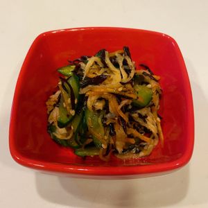 みわの作ってみた!投稿(切り干し大根とひじきの《腸活♡中華サラダ》)