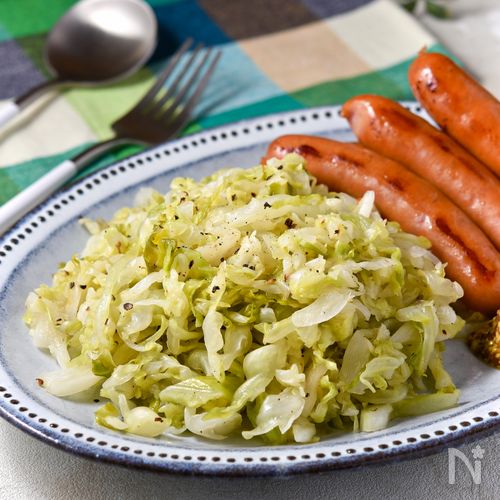 レンジで簡単!なんちゃってザワークラウト│さっぱり夏の副菜