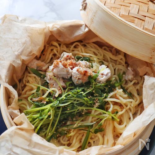 蒸籠で簡単!醤油蒸しラーメン