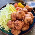しっとり優しい【まぁるい唐揚げ】醤油麹に漬けるだけ☆