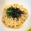 ちゃっぴーの作ってみた!投稿(『海苔の佃煮だけで♡』海苔と明太子の和風クリームパスタ)