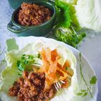【レンジ肉味噌】万能肉味噌＊ご飯に麺に野菜に包んでお豆腐♪