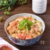 かにかま木の葉丼｜卵ふんわり半熟♪簡単10分あまから丼の工程5