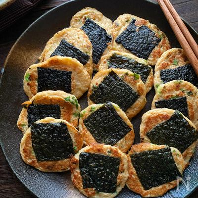 長芋と納豆のふわふわ磯辺焼き
