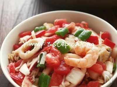 スペイン風 野菜たっぷりシーフードマリネ サルピコン By ヤミー レシピサイト Nadia ナディア プロの料理家のおいしいレシピ