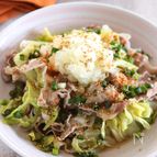 ポン酢おろしでさっぱり！春キャベツと豚バラの重ね蒸し