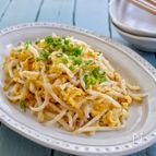 レンチンなのにシャキシャキ！【卵入り絶品もやし】