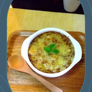 チョロリスの作ってみた!投稿(アツアツとろ〜り♡『白菜とひき肉のチーズカレーグラタン』)
