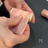 ベーコンチーズもちの工程2