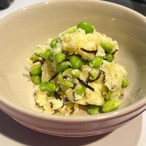 しーちゃんの作ってみた!投稿(簡単おいしい！枝豆と塩昆布のポテトサラダ)