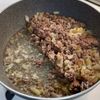 成形なしで簡単♪らくらく満腹【ハンバーグ風くずし丼】の工程2