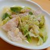 まゆの作ってみた!投稿(*鶏肉とキャベツの無水蒸し鍋*)