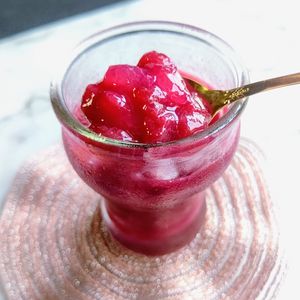 深い青の作ってみた!投稿(砂糖なし！デラウェアのコンフィチュール)