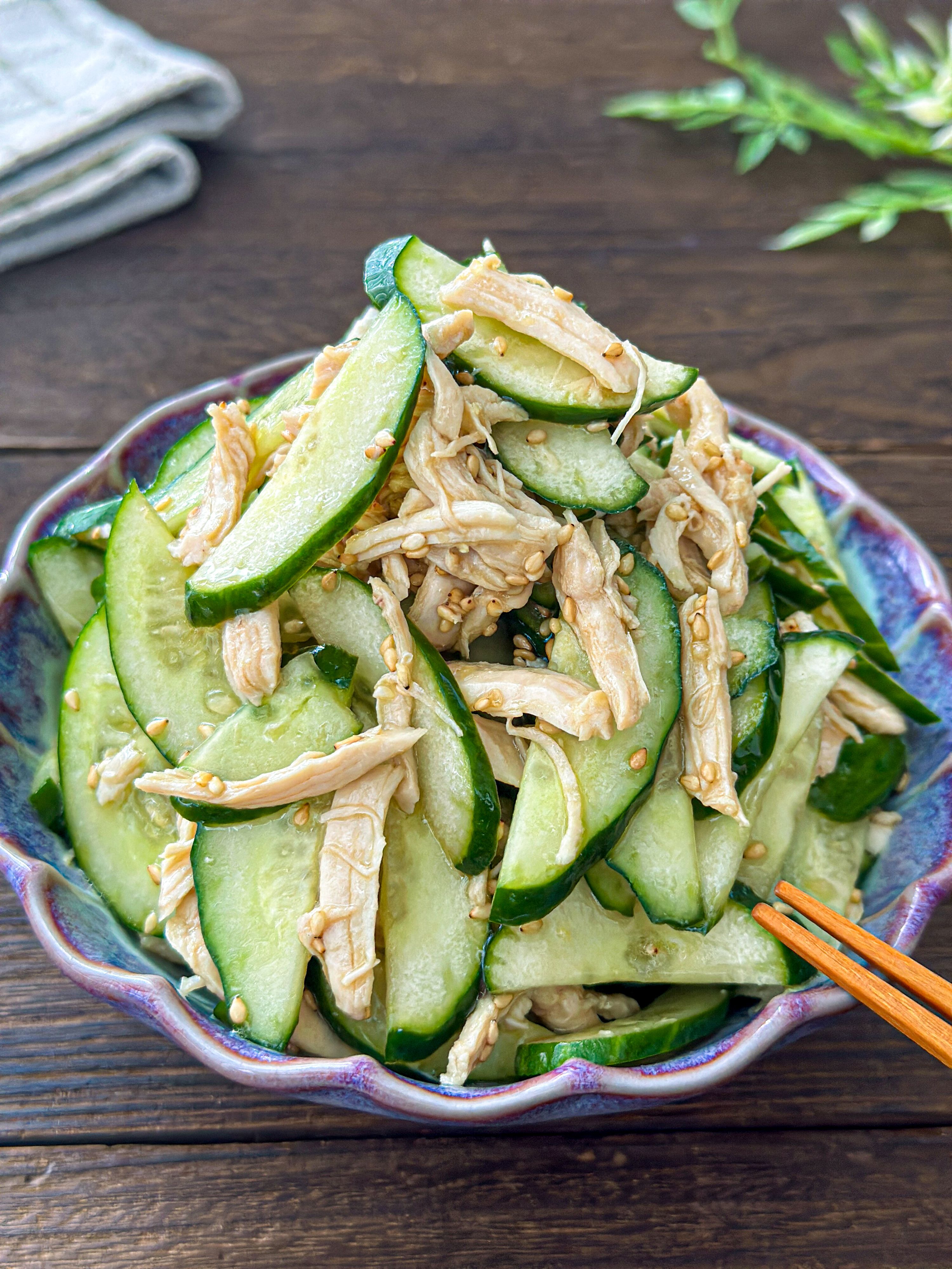 抱えて食べたい♪【ささみときゅうりの中華風】 | レシピサイトNadia