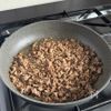 材料2つ!豚ひき肉と卵のてりたま炒めの工程3