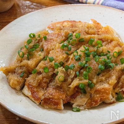 皮カリカリ!鶏むねステーキ おろし玉ねぎソース★