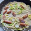手軽なのにごちそう感♪【白菜とウインナーのクリームごはん】の工程5