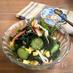 彩り野菜とカニカマのアスリートサラダ