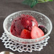 いちごとブルーベリーのシャーベット・簡単おやつ子どもと作れる