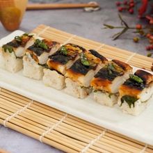 塩鯖と明太子で。めんたい焼き鯖寿司。