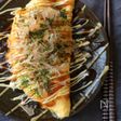 豚キムチーズのお好み焼き風オムレツ。