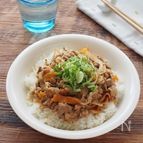疲労回復！豚肉のマスタード生姜焼き丼