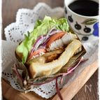 鯖サンド（液体塩こうじ使用）
