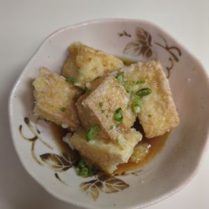 たりおの作ってみた!投稿(知らなきゃ損！揚げなくてもやみつき◎揚げだし風厚揚げ)