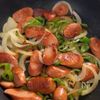 【ナポリタンうどん】ワンパン時短で激うまの工程2
