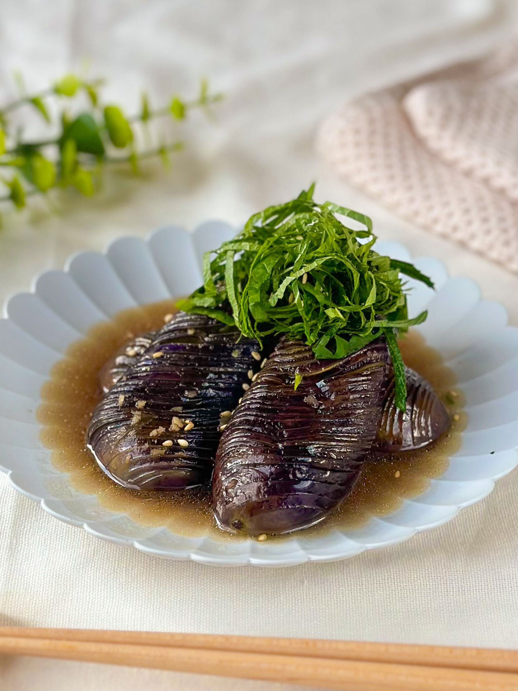 茄子の煮浸し レンジで簡単♩ジューシー【茄子の煮浸し】 | レシピサイトNadia