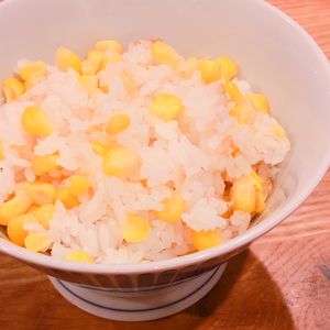 ミルクの作ってみた!投稿(とうもろこしご飯)