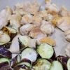【簡単でおすすめ！】鶏もも肉となすの甘辛ごまだれ炒めの工程3