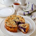 【米粉のブルーベリークランブルチーズケーキ】グルテンフリー