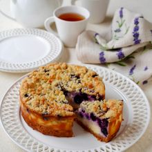 【米粉のブルーベリークランブルチーズケーキ】グルテンフリー