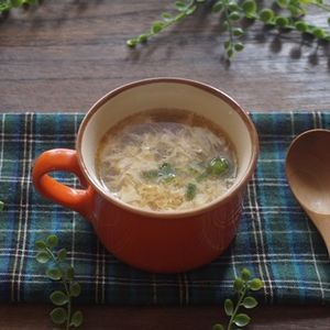 calimeromamaの作ってみた!投稿(【中華料理店のたまごスープ】ふわふわ卵♡3分で完成!)