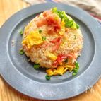 明太切子とカニカマのご馳走チャーハン