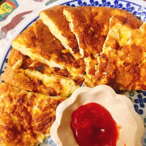 煌蓮mamの作ってみた!投稿(はんぺんのふわふわチーズオムレツ【#作り置き#お弁当】)