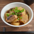 すき焼きのたれで簡単♪サバ缶と大根の甘辛煮込み