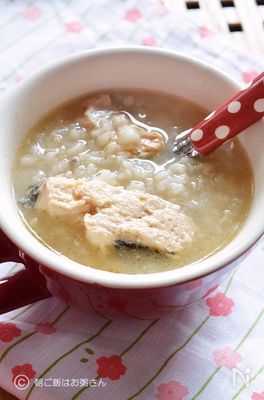 鮭缶でごちそうお粥さん By 調理師 料理家 槙 かおる レシピサイト Nadia ナディア プロの料理家のおいしいレシピ