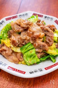 ガツンと旨い◎豚肉とキャベツの味噌にんにく炒め