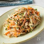 最強腸活パワー！【味噌マヨ風ヘルシー根菜サラダ】